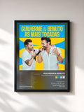 #noir Tableau de l'album Guilherme & Benuto As Mais Tocadas de Guilherme & Benuto, cadre noir, imprimé et encadré en France
