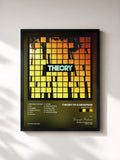 #noir Tableau de l'album Wake Up Call de Theory of a Deadman, cadre noir, imprimé et encadré en France