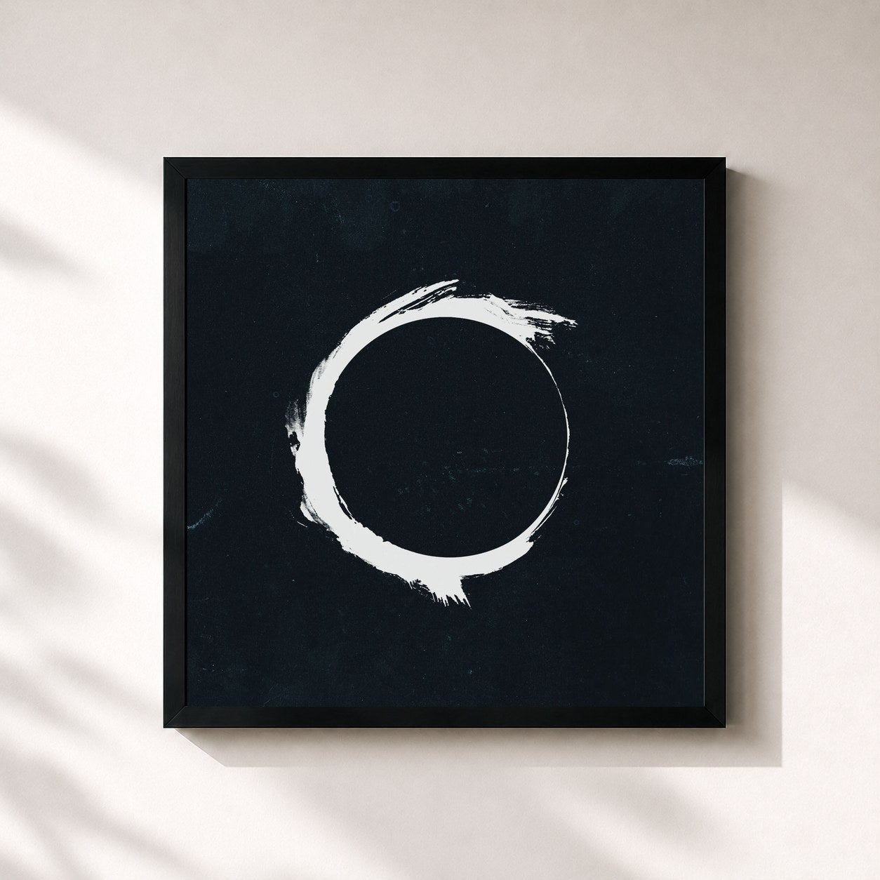 #noir Tableau carré de l'album …And They Have Escaped the Weight of Darkness de Ólafur Arnalds, cadre noir 32x32 cm
