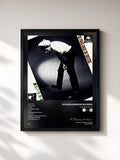 #noir Tableau de l'album O Passo Do Lui de Os Paralamas do Sucesso, cadre noir, imprimé et encadré en France