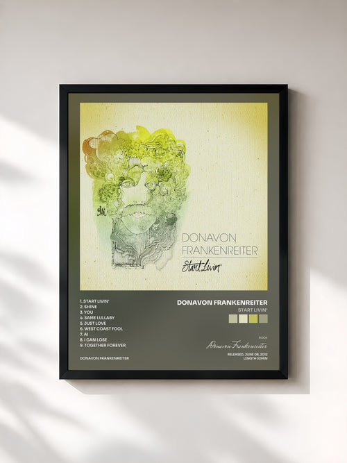 Donavon Frankenreiter · Start Livin' — Affiche encadrée