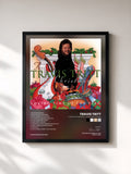 #noir Tableau de l'album A Travis Tritt Christmas - Loving Time of the Year de Travis Tritt, cadre noir, imprimé et encadré en France