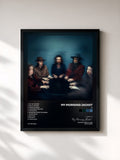 #noir Tableau de l'album is de My Morning Jacket, cadre noir, imprimé et encadré en France