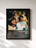#noir Tableau de l'album Hums Of The Lovin' Spoonful de The Lovin' Spoonful, cadre noir, imprimé et encadré en France