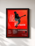 #noir Tableau de l'album Las Locuras Mías de Silvestre Dangond, cadre noir, imprimé et encadré en France
