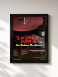#noir Tableau de l'album Los Mejores Éxitos de Cadetes de Los Cadetes De Linares, cadre noir, imprimé et encadré en France