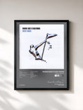 #noir Tableau de l'album Twelve Inches de Frankie Goes to Hollywood, cadre noir, imprimé et encadré en France