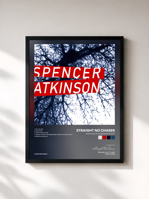 Straight No Chaser · Spencer Atkinson Solo EP — Affiche encadrée