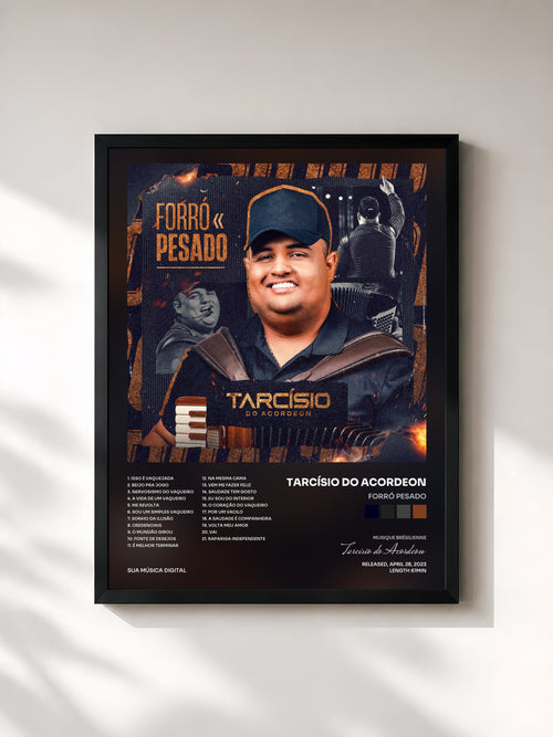Tarcísio do Acordeon · Forró Pesado — Affiche encadrée