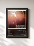 #noir Tableau de l'album Songs to Soothe de Jacqueline Govaert, cadre noir, imprimé et encadré en France