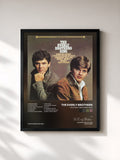 #noir Tableau de l'album The Everly Brothers Sing de The Everly Brothers, cadre noir, imprimé et encadré en France