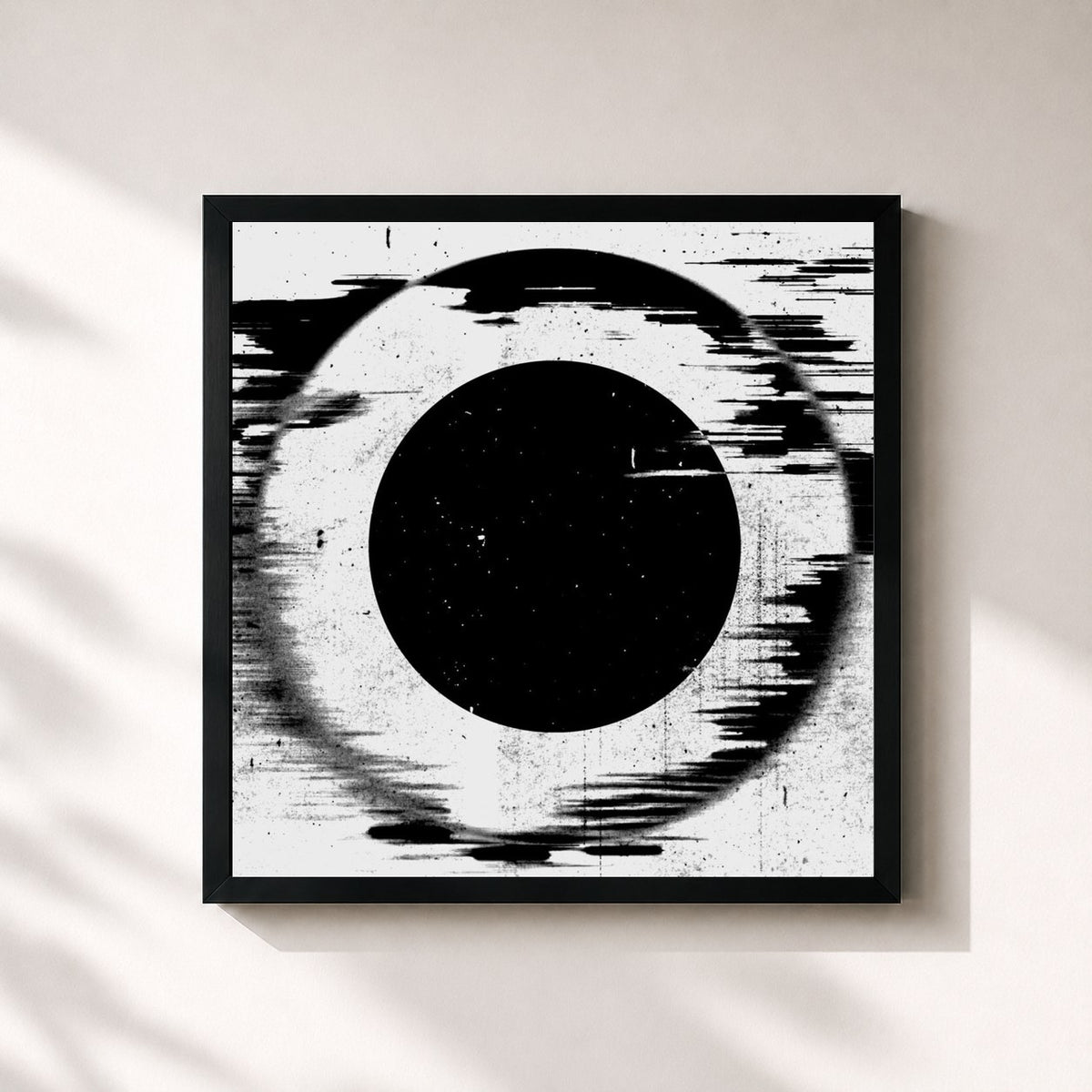 #noir The Catalyst di Linkin Park in stampa quadrata incorniciata, cornice nera 32x32 cm