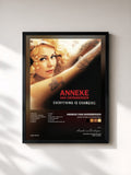 #noir Tableau de l'album Everything Is Changing de Anneke van Giersbergen, cadre noir, imprimé et encadré en France