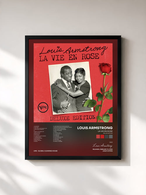 Louis Armstrong · La Vie En Rose (Deluxe Edition) — Lámina enmarcada