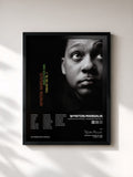 #noir Tableau de l'album Marsalis Plays Monk - Standard Time Vol. 4 de Wynton Marsalis, cadre noir, imprimé et encadré en France