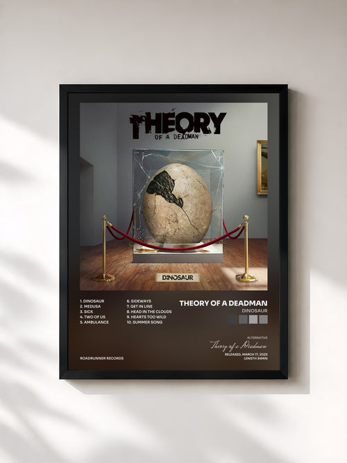 Theory of a Deadman · Dinosaur — Affiche encadrée