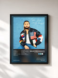 #noir Tableau de l'album Culturally Appropriate de Salvatore Ganacci, cadre noir, imprimé et encadré en France