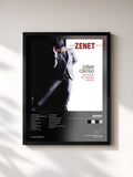 #noir Tableau de l'album Soñar Contigo. Una Colección de Sus Grandes Canciones 2008-2018 de Zenet, cadre noir, imprimé et encadré en France