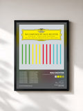 #noir Tableau de l'album Recomposed By Max Richter: Vivaldi, The Four Seasons de Max Richter, cadre noir, imprimé et encadré en France