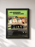 #noir Tableau de l'album Corridos Volumen 1 de Los Invasores De Nuevo León, cadre noir, imprimé et encadré en France