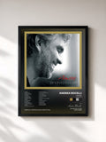 #noir Tableau de l'album Amore (Super Deluxe) de Andrea Bocelli, cadre noir, imprimé et encadré en France