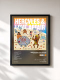 #noir Tableau de l'album The Feast of the Broken Heart de Hercules & Love Affair, cadre noir, imprimé et encadré en France