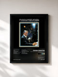 #noir Tableau de l'album Francis Albert Sinatra & Antonio Carlos Jobim (50th Anniversary Edition) de Frank Sinatra, cadre noir, imprimé et encadré en France