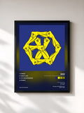 #noir THE POWER OF MUSIC – The 4th Album ‘THE WAR’ Repackage di EXO in stampa incorniciata, cornice nera, stampata e incorniciata in Francia