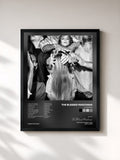 #noir Tableau de l'album Godspeed de The Blessed Madonna, cadre noir, imprimé et encadré en France