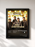 #noir Tableau de l'album Muy Afortunados de Los Titanes De Durango, cadre noir, imprimé et encadré en France