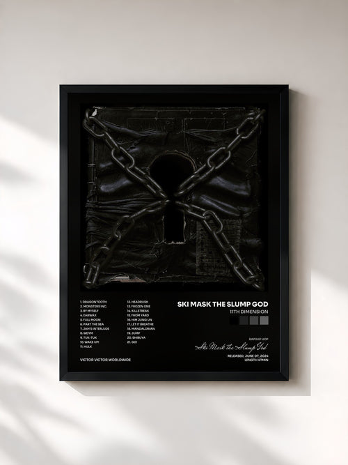 Ski Mask the Slump God · 11th Dimension — Affiche encadrée