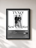 #noir Tableau de l'album New Chapter #1: The Chance of Love - The 8th Album de TVXQ!, cadre noir, imprimé et encadré en France