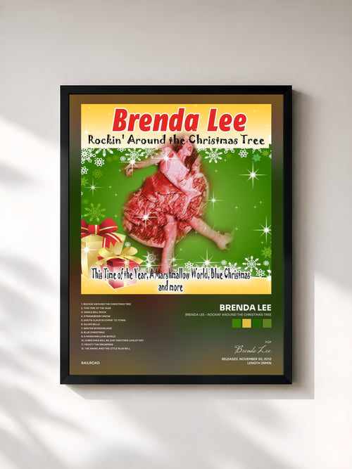 Brenda Lee · Brenda Lee - Rockin' Around the Christmas Tree — Affiche encadrée