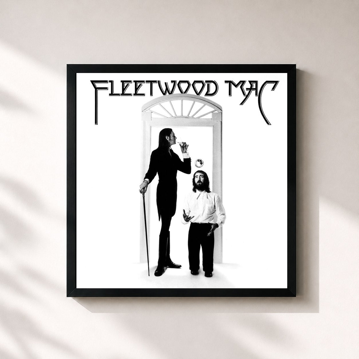 #noir Fleetwood Mac (2017 Remaster) von Fleetwood Mac als quadratischer Kunstdruck, schwarzer Rahmen 32x32 cm