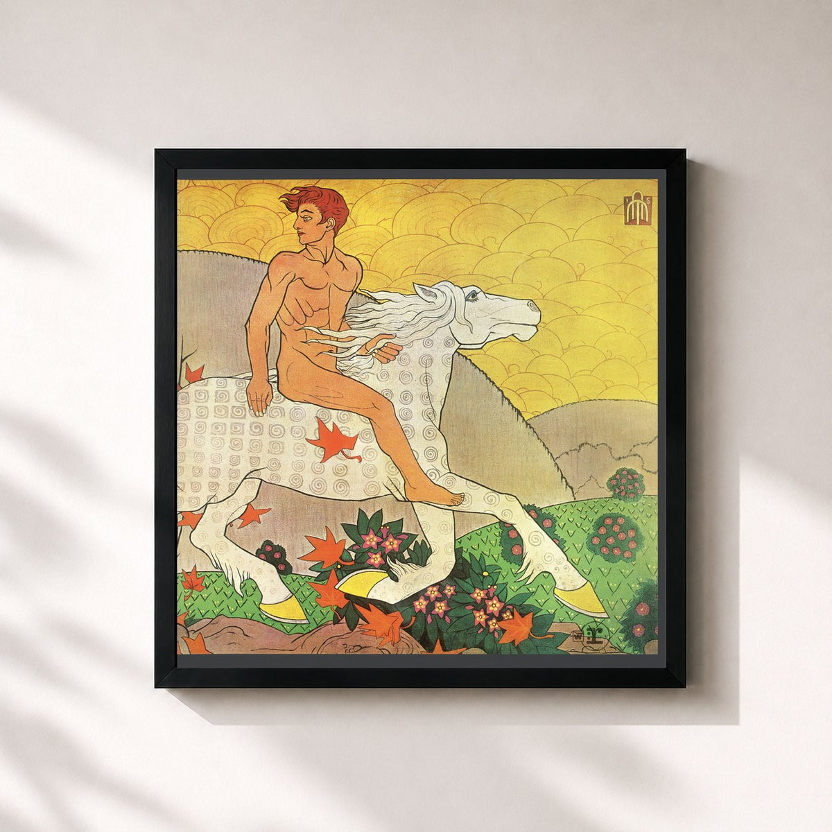 #noir Then Play On (2013 Remaster; Expanded Edition) von Fleetwood Mac als quadratischer Kunstdruck, schwarzer Rahmen 32x32 cm