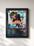 #noir Freestyles by Lloyd Banks as a framed art print, black frame, printed and framed in France