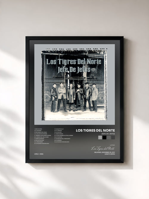 Los Tigres del Norte · Jefe De Jefes — Affiche encadrée