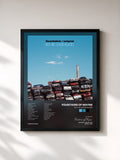 #noir Tableau de l'album Out-Of-State Plates de Fountains of Wayne, cadre noir, imprimé et encadré en France
