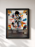 #noir Tableau de l'album Todo Depende De Ti de La Arrolladora Banda El Limón De Rene Camacho, cadre noir, imprimé et encadré en France