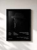 #noir Tableau de l'album Tearing at the Seams de Nathaniel Rateliff & The Night Sweats, cadre noir, imprimé et encadré en France