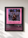 #noir Tableau de l'album Los Rieleros Del Norte de Los Rieleros Del Norte, cadre noir, imprimé et encadré en France