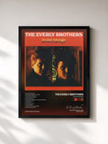 #noir Tableau de l'album In Our Image de The Everly Brothers, cadre noir, imprimé et encadré en France