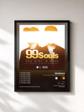 #noir The Girl Is Mine featuring Destiny's Child & Brandy (Remixes) - EP di 99 Souls in stampa incorniciata, cornice nera, stampata e incorniciata in Francia