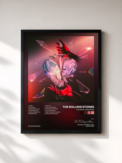 The Rolling Stones · Hackney Diamonds — Affiche encadrée