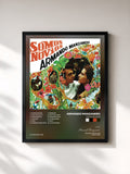 #noir Tableau de l'album Somos Novios de Armando Manzanero, cadre noir, imprimé et encadré en France