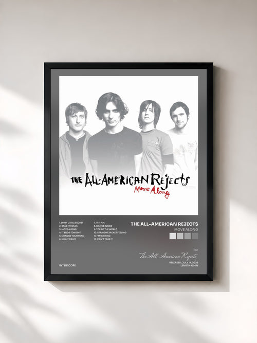 The All-American Rejects · Move Along — Affiche encadrée