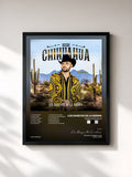 #noir Tableau de l'album Desde Chihuahua de Los Dareyes De La Sierra, cadre noir, imprimé et encadré en France