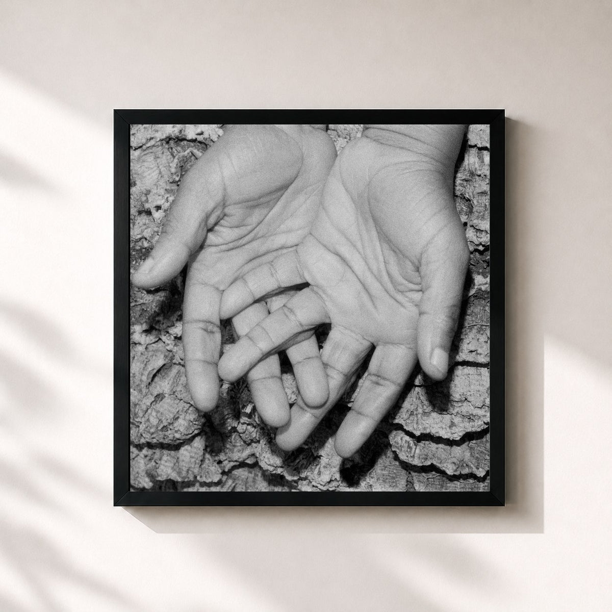#noir Tableau carré de l'album Could We Be More Remixes de Kokoroko, cadre noir 32x32 cm