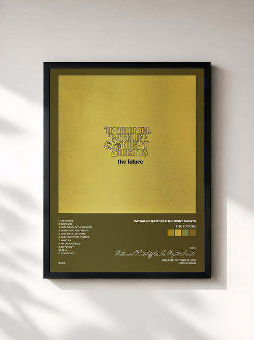 Nathaniel Rateliff & The Night Sweats · The Future — Affiche encadrée