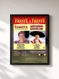 #noir Tableau de l'album Frente A Frente: Con Mariachi de PAQUITA LA DEL BARRIO, cadre noir, imprimé et encadré en France